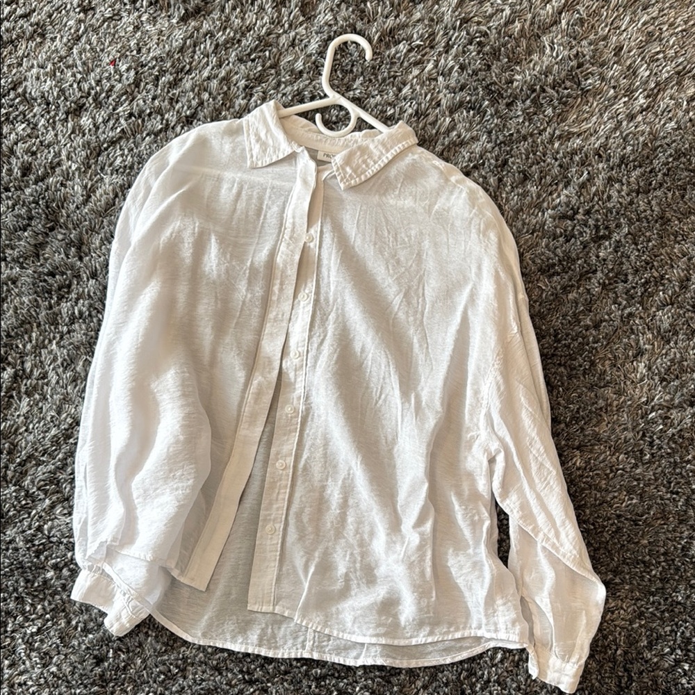 White Button-Up Shirt